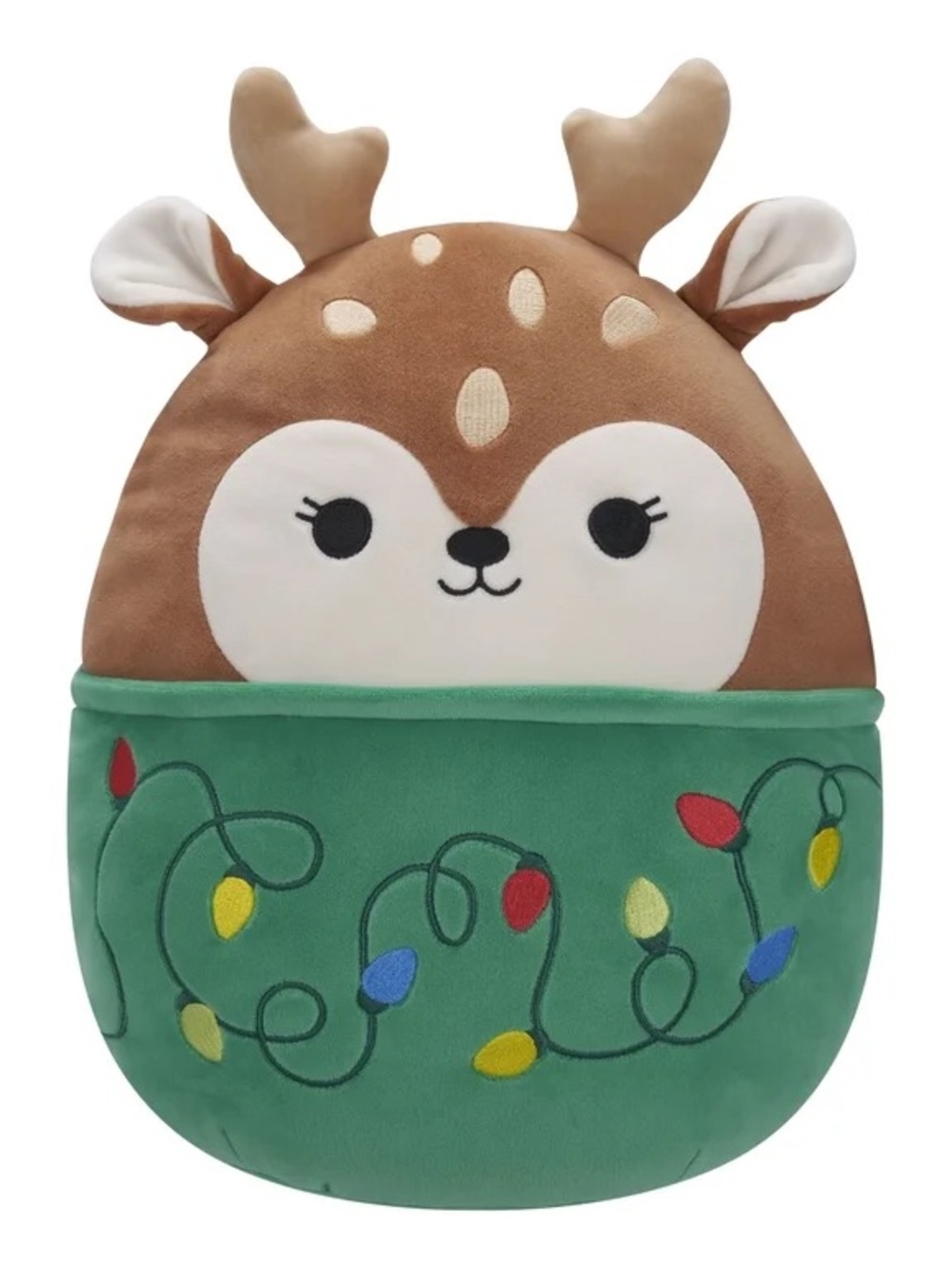 BRAND NEW girl youth  squishmallows 12inch dawn the fawn christmas stuffy toy